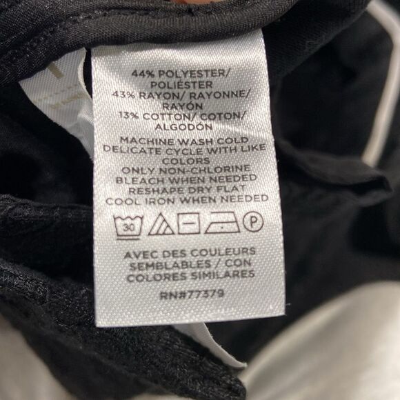 Ann Taylor Floral Lace Black Pants size 6 - Picture 5 of 11